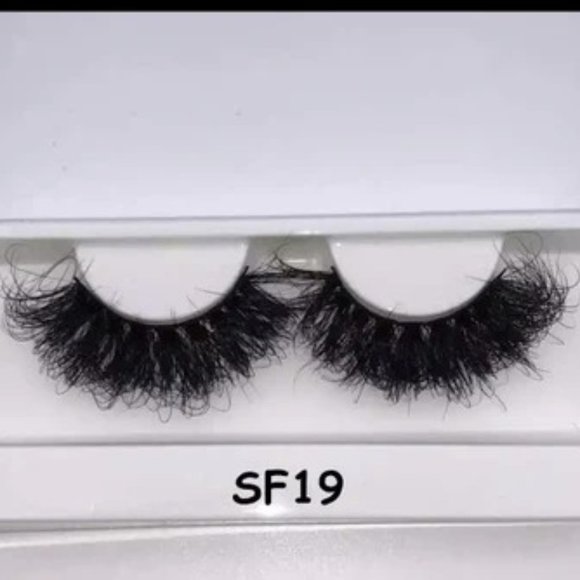 DIVA-1 PAIRS, 25MM MINK REUSABLE EYELASHES FLUFFY-SUPER WISPY - Picture 7 of 9
